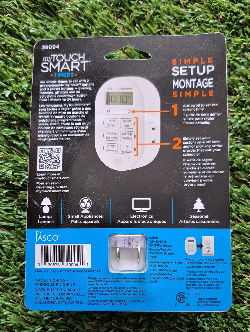 myTOUCHSMART Simple Set Plug-In Timer - Indoor Digital Compatible All Kind - Picture 5 of 5